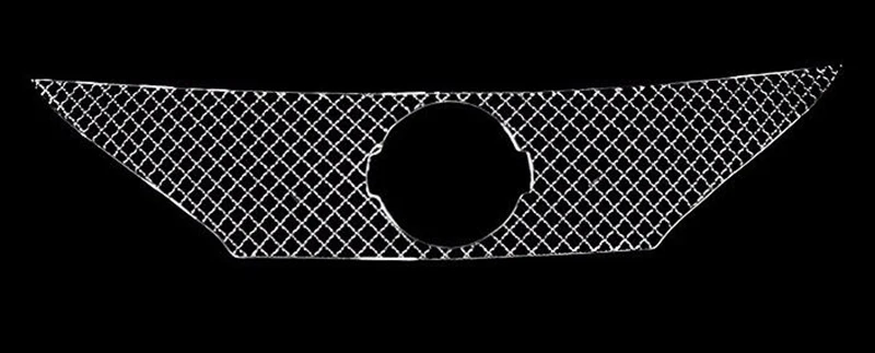 Нержавеющая сталь модификация автомобиля Передняя решетка Гонки Грили Гриль Крышка Накладка для Tiida 2010 11 12 13 14 15