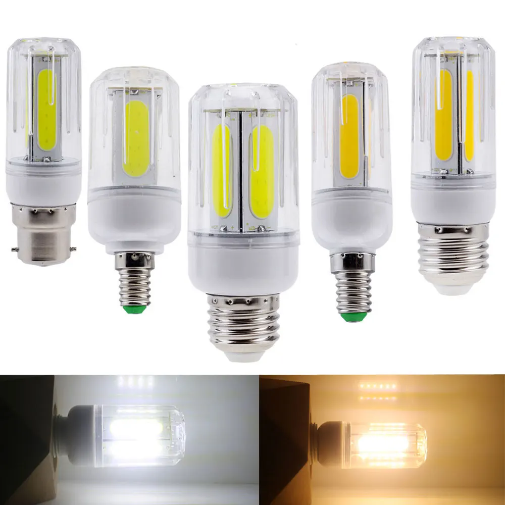 

LED Corn Lamp 220V E27 E14 E12 B22 E26 LED Light COB Corn Bulb Chandelier For Home Lighting LED Bulbs 85-265V
