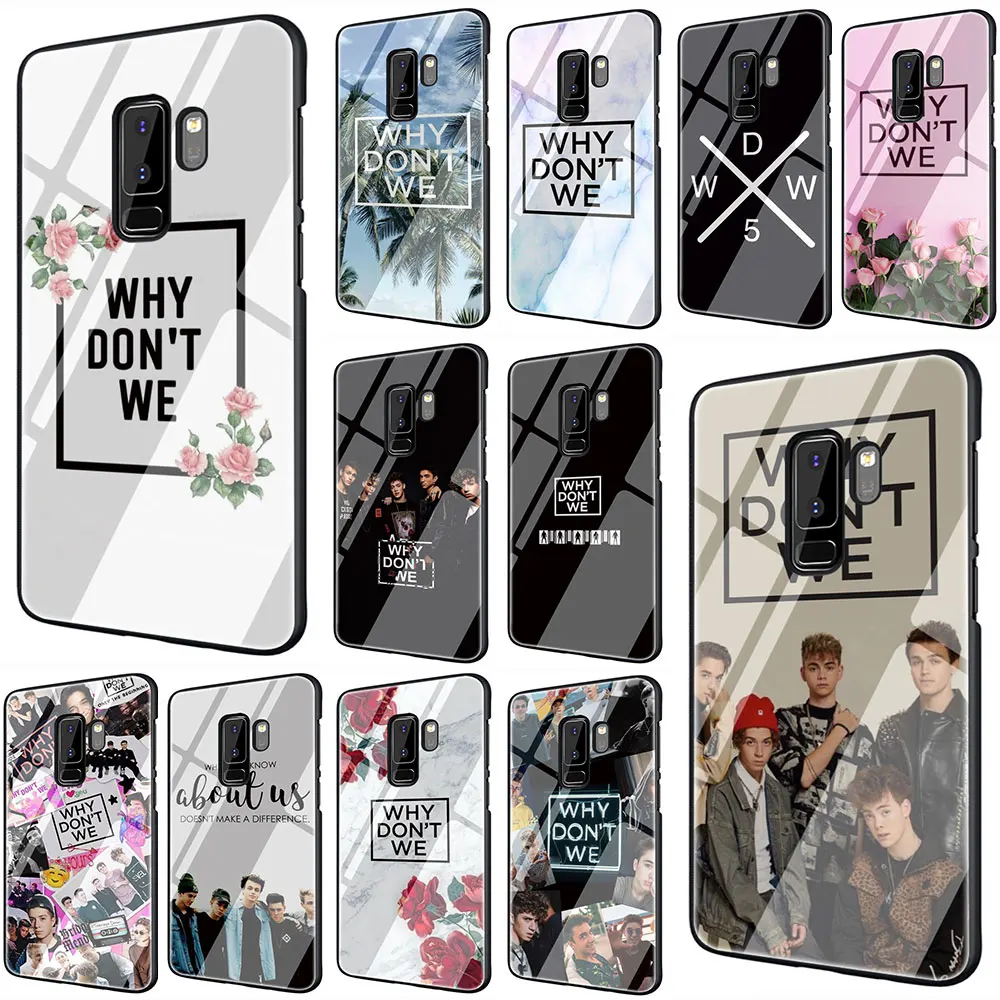 

Why Dont We Bands Tempered Glass Phone Cover Case For Galaxy S7 S8 9 10 Plus Note 8 9 10 A10 20 30 40 50 60 70