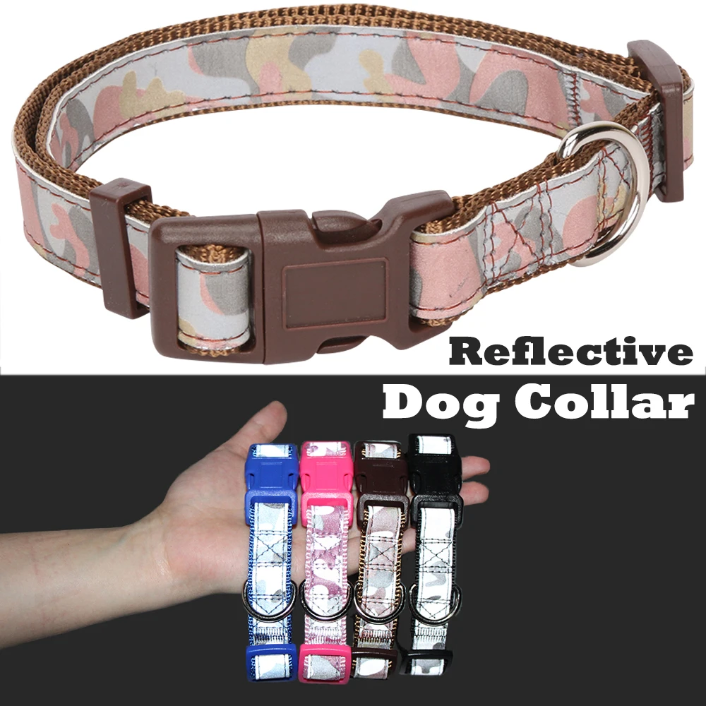 

Reflective Dog Collar Breakaway Adjustable Nylon Pet Collars for Small Medium Dogs Cats Dog Training Outdoor Night Safty MP0023