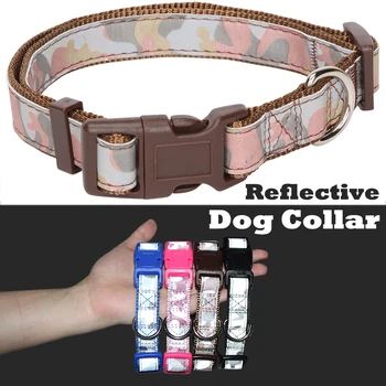 

Reflective Dog Collar Breakaway Adjustable Nylon Pet Collars for Small Medium Dogs Cats Dog Training Outdoor Night Safty MP0023