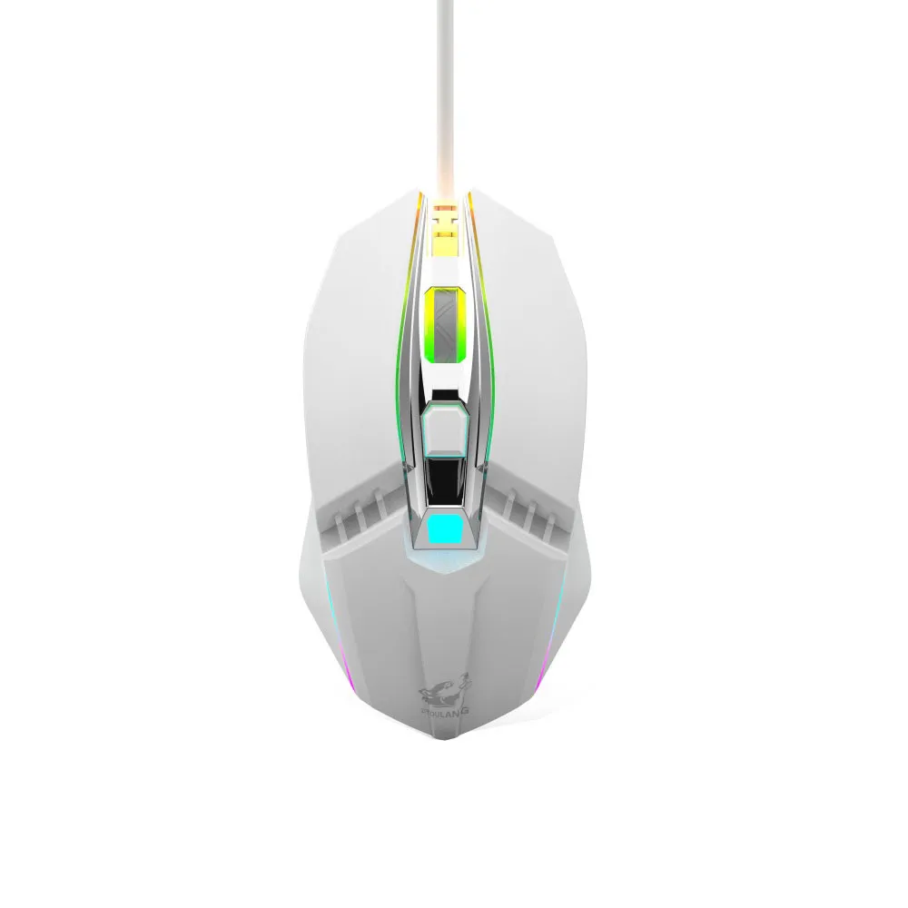 Игровой Мышь лазерный Мышь 10 программируемых макро Кнопка RGB Подсветка 3 светодиодный светильник режимов проводной MMO компьютерная мышь с 6 кнопками