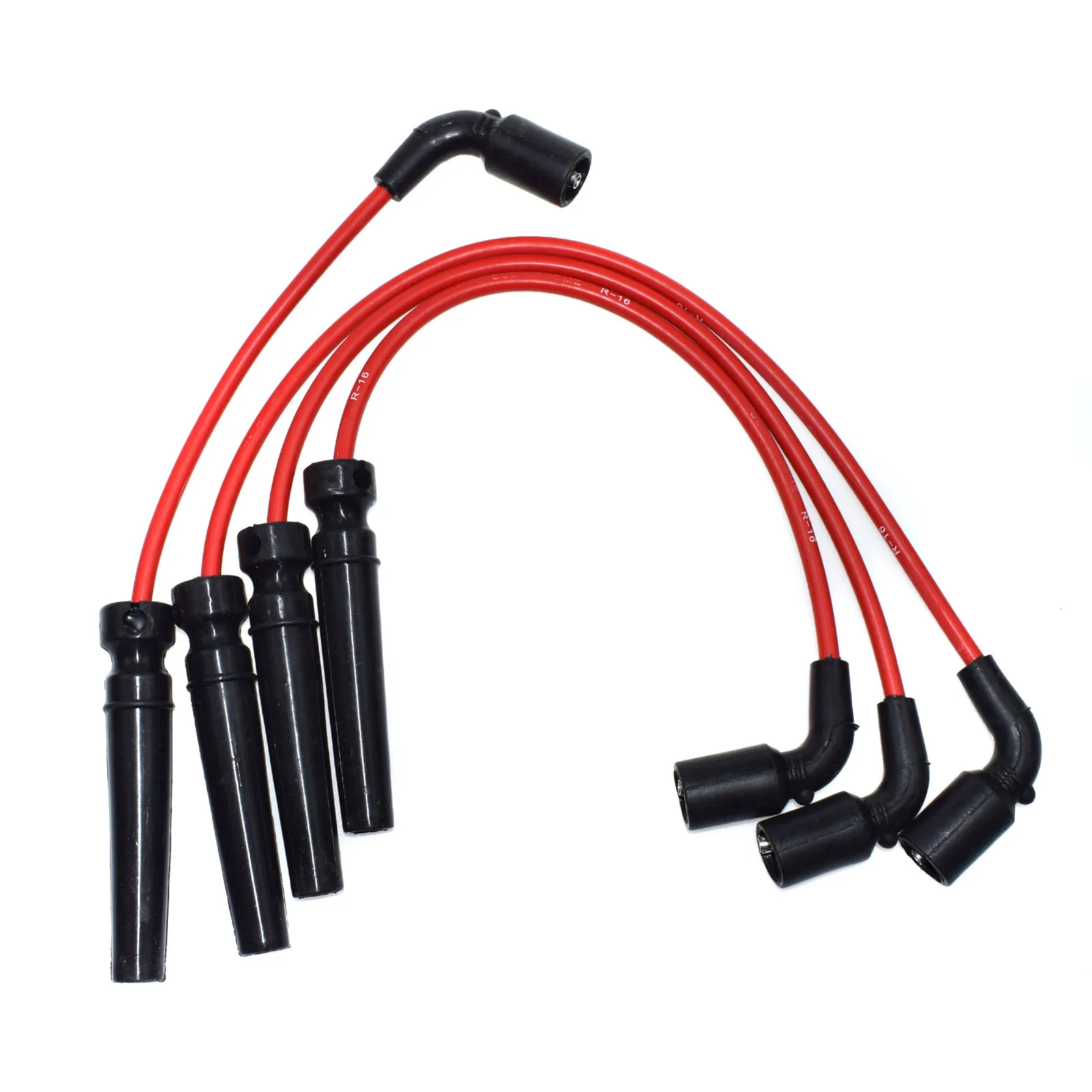 WOLFIGO 4 шт. набор свечей зажигания для Chevrolet Aveo Aveo5 Pontiac Wave Suzuki Swift Daewoo Lanos 56010