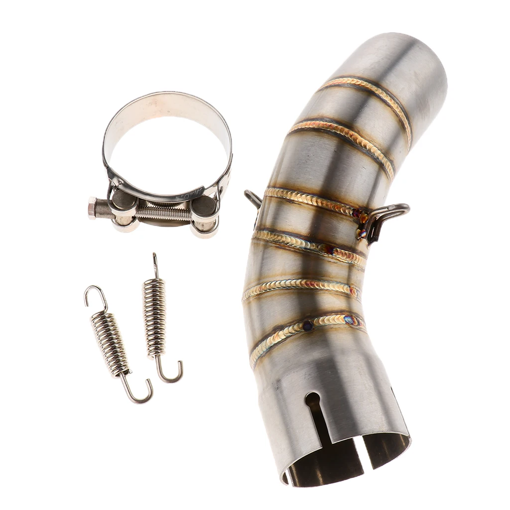 Waterproof Exhaust Mid Section Adapter Front Link Pipe Universal for Kawasaki Z900 Z900RS