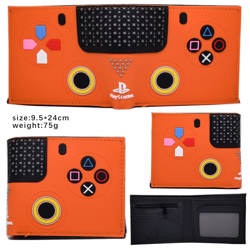 Purse Short Wallet Playstation Coin-Pocket Women PVC with Creative Gift 3d-Print Carteira