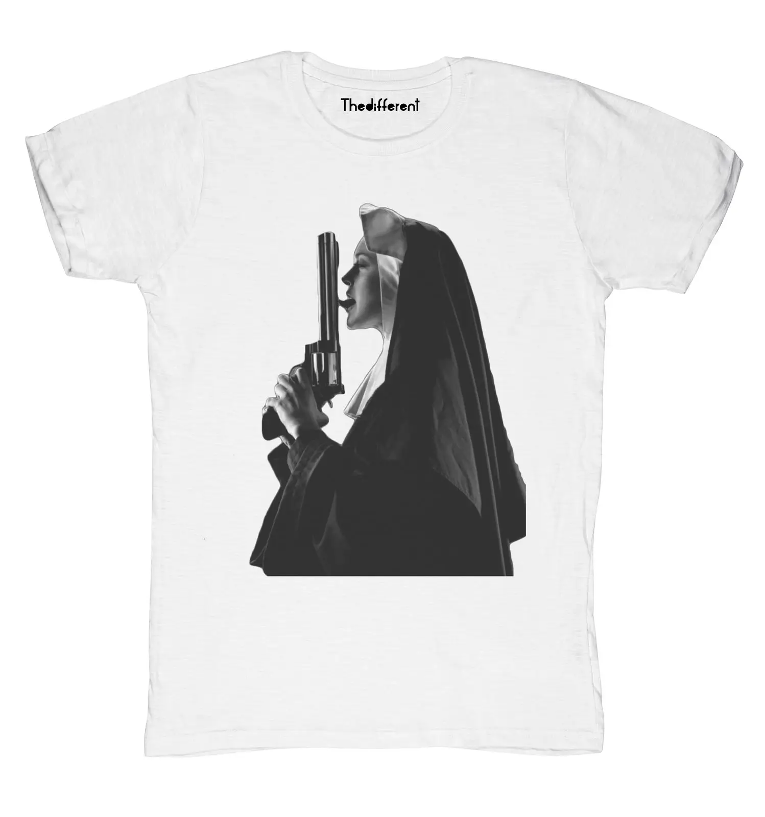 

New T-Shirt Blaze Man Nun Bad Funny Gift Idea