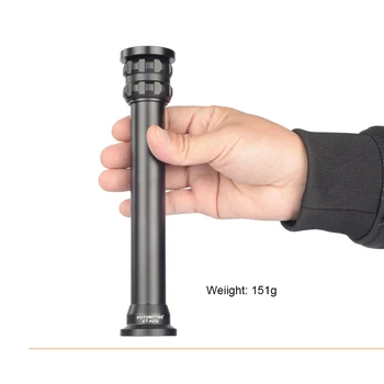 

FOTOBETT 25mm Aluminum Tripod Extension Tube Tripod Extender 2 Section Tripod Center Column Extension Adapter Tripod Mount
