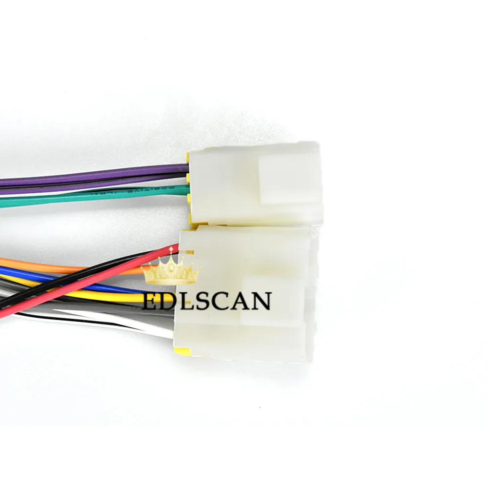 EDLSCAN ISO жгут проводов кабель 12-019 для Nissan autostereo ISO кабель переходника провода 12-019