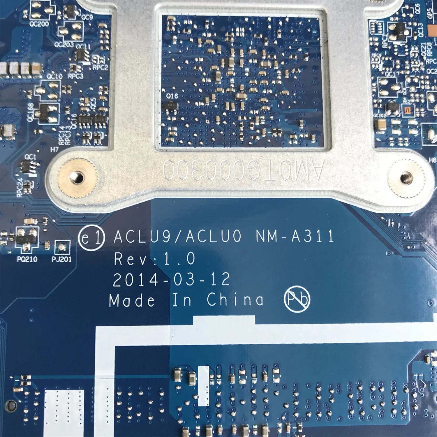 Aclu0 Nm-a311 Mainboard para Lenovo G5030 Computador Portátil Placa-mãe com N2830 N2840 Cpu Ddr3 100 Testado Trabalho Aclu9 - Imagem 2