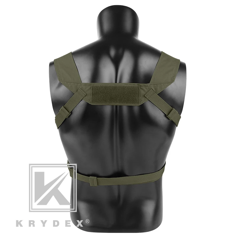 KRYDEX MK3 Tactical Classis Chest Rig For Spiritus Airsoft Hunting Mini Ranger Military Carrier Vest w/ Magazine Pouch RG Color
