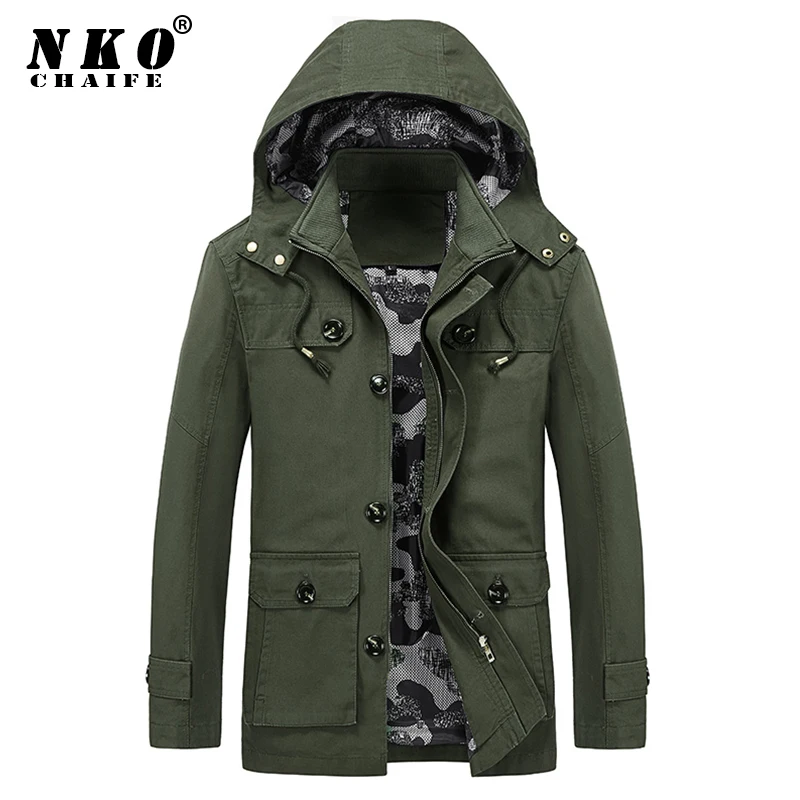 

Men 2021 Winter New Parkas Thick Warm Windproof Hooded Casual Jacket Men Fashion Military Coat High Quality Outdoor Parkas Men