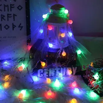 

1.5/3m 10/20LED Round Ball Fairy String Light Christmas Decorative Lamp