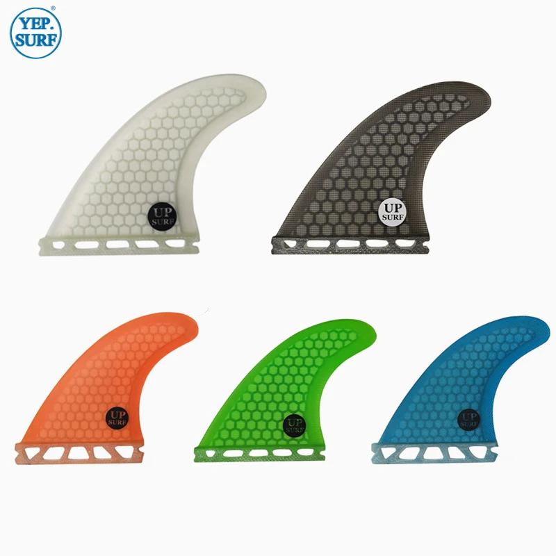 Surf Single Tabs M  color Fibreglass Honeycomb Fins Free Shipping Single Tabs Fin M Size Surfboard Fins