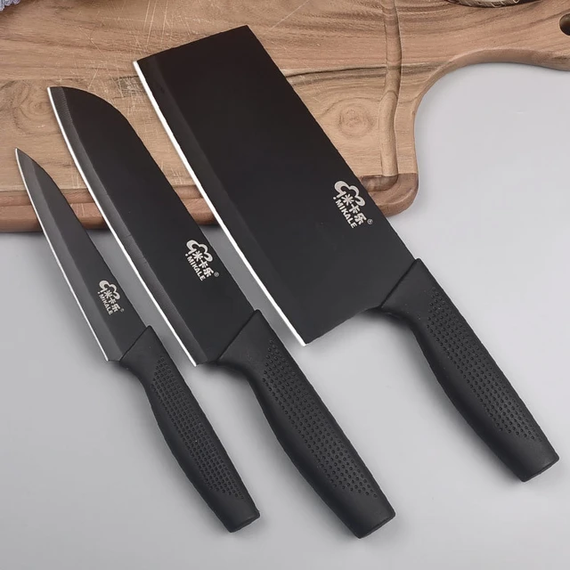  Set of Knives 6 Pieces Tramontina Plenus Black : Home & Kitchen