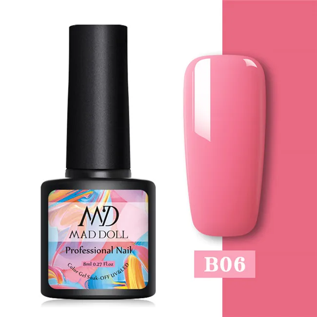 B6 MD MAD DOLL Магнитный голографический Гель-лак для ногтей цветной дизайн ногтей Блестящий УФ Гель-лак для ногтей Дизайн ногтей DIY маникюр - Цвет: B6