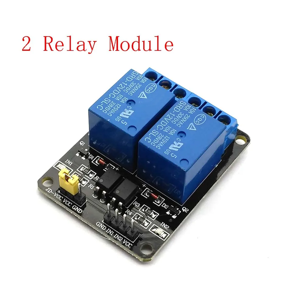 2 канальный релейный модуль 5 в 12 В щит для Ardui ARM PIC AVR DSP Electronic модуль|shield|shield relay |