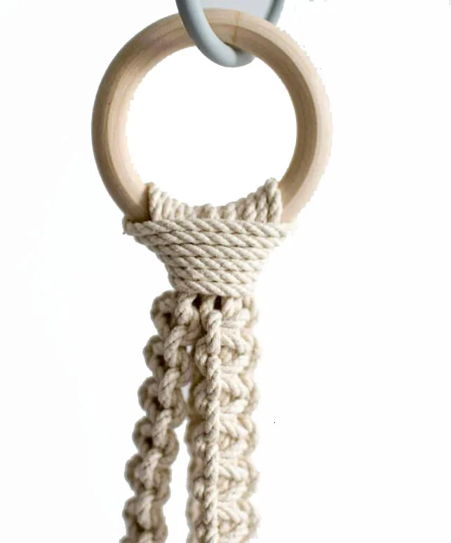 new arrival handmade macrame plant hanger 4mm rope hanger macreame pot hanger