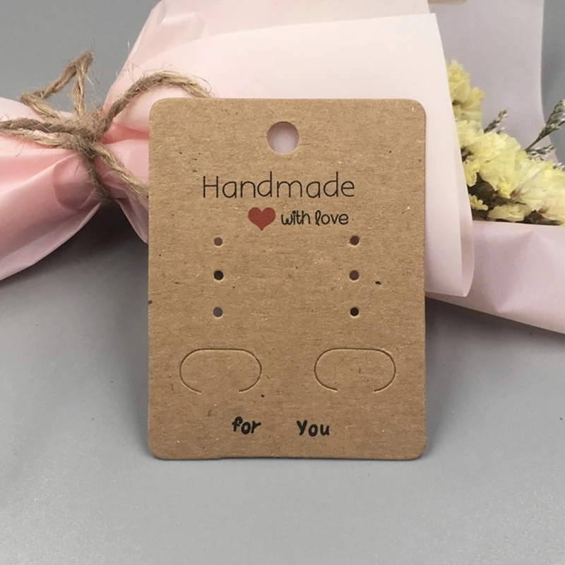 50pcs 6.5x5cm 귀걸이 디스플레이 카드 쥬얼리 디스플레이 카드 매달려 귀걸이 스터드 귀고리에 대 한 귀걸이 홀더