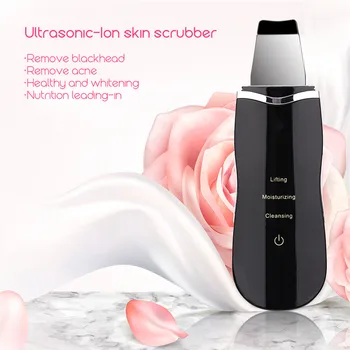 

Usb Ultrasonic Skin Scrubber Deep Cleansing Face Massage 3 Modes Skin Lifting Machine Blackhead Wrinkles Remover Pore Cleaner