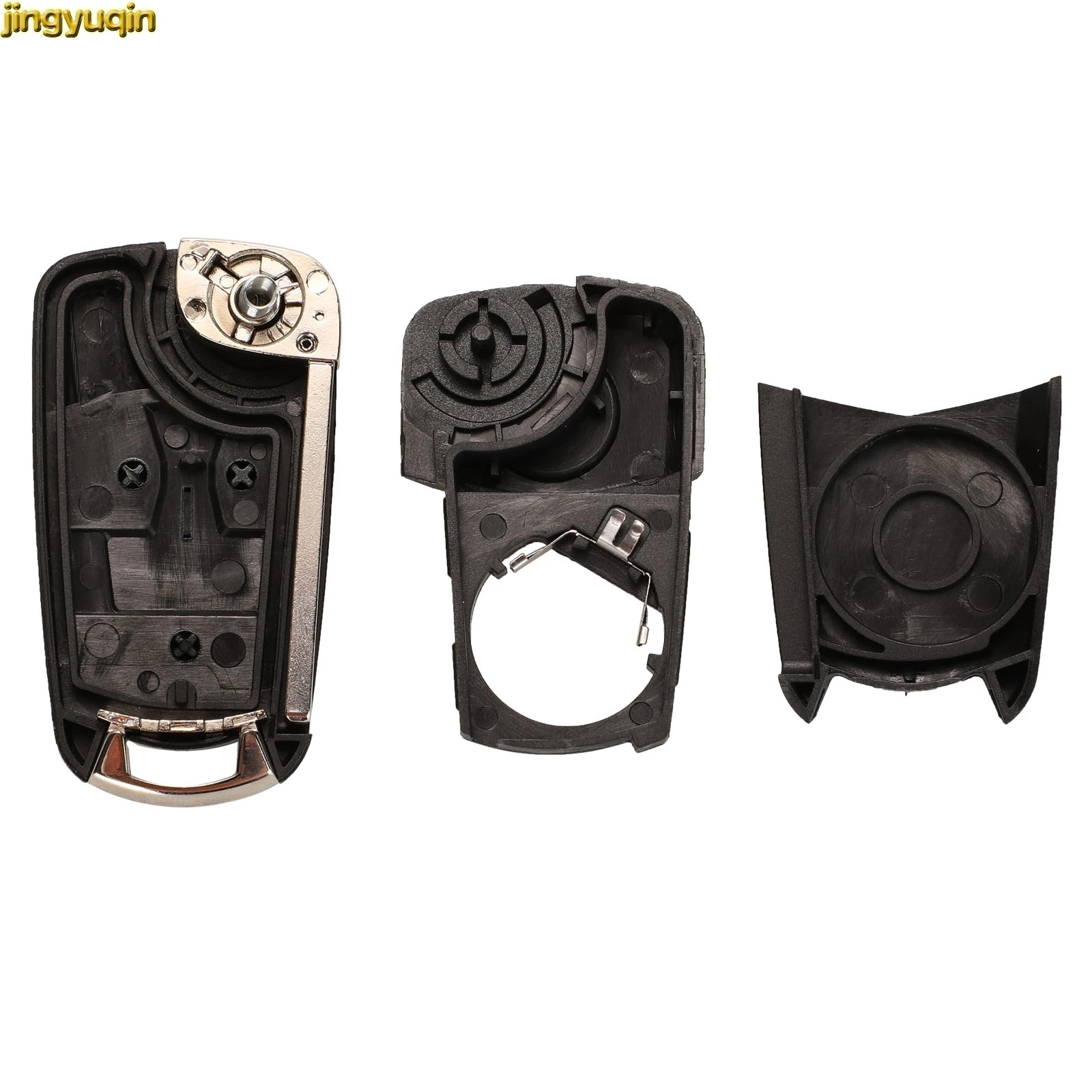 Jingyuqin 2/3 BTNS дистанционный Автомобильный ключ 433 МГц PCF7941/PCF7946 для Opel/Vauxhall Astra H Vectra C