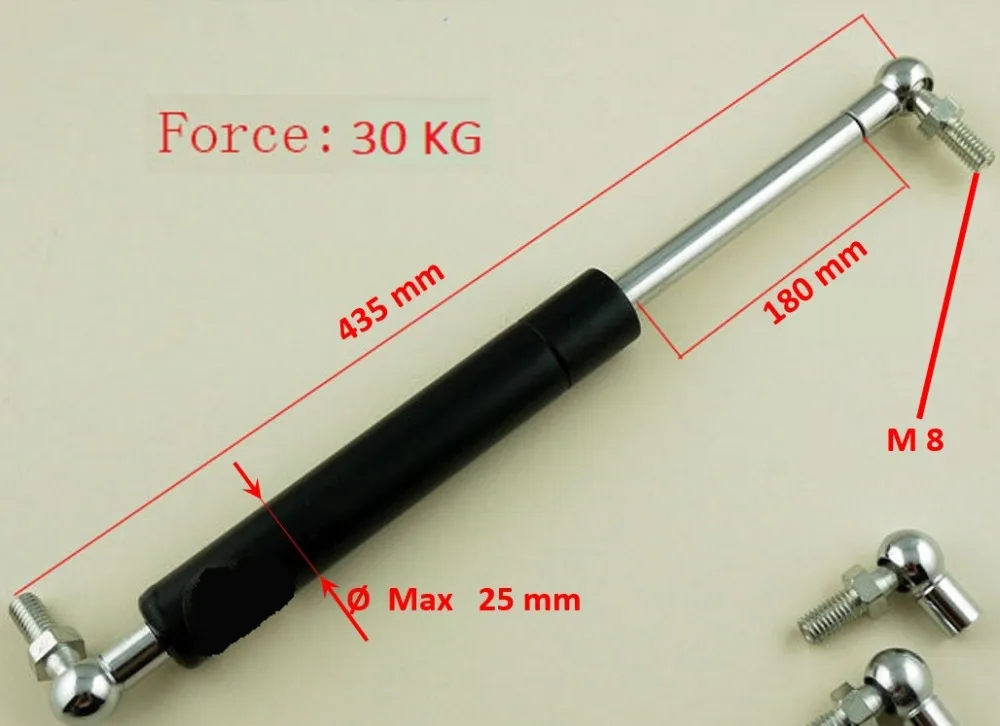 Gás Spring Damper Ball Gás Strut Shock