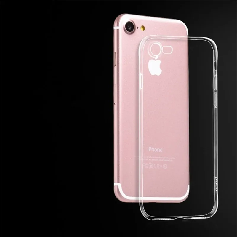 Ультратонкий прозрачный ТПУ силиконовый чехол для телефона iPhone Xs X 6 6S 7 8X S XR и 8 Plus