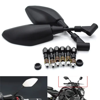 

Universal Motorcycle rearview mirror 8 10mm Motorcycle side mirror For Yamaha XS650 XS750 XT600ZE XTZ660 XV1000 XV535 XV750