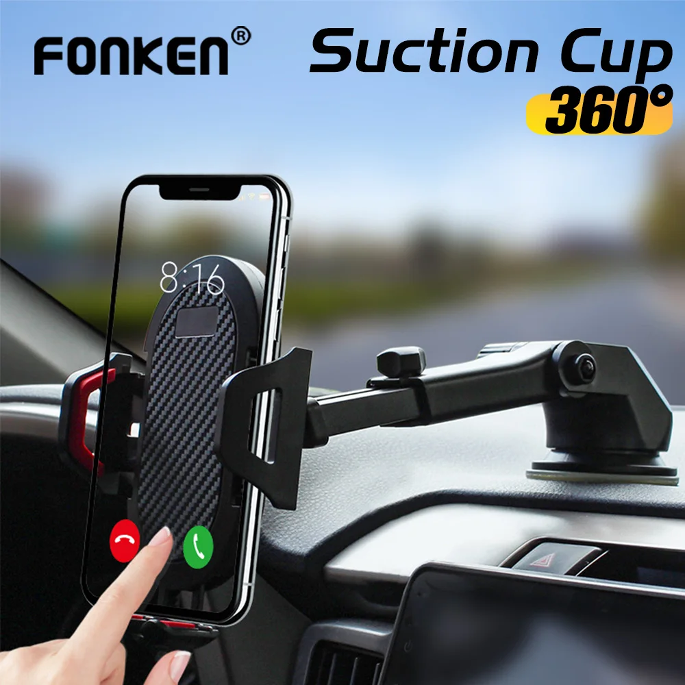 Kaufe FONKEN Autotelefonhalter Saugnapf Silikon Cup Mat/Pelekat sotong  Motorhalter