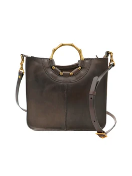 

Brand Genuine Leather Women Bucket Bag Style Pocket Casual Handbag Shoulder Crossbody Large Capacity Purse 2020