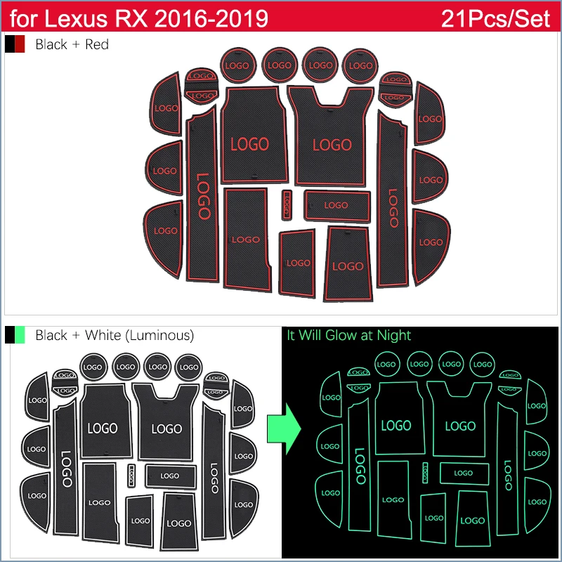 Анти-скольжения двери резиновые чашки подушки для Lexus RX~ 300 200 т 450h RX200t RX300 RX450h паз коврики автомобильные аксессуары