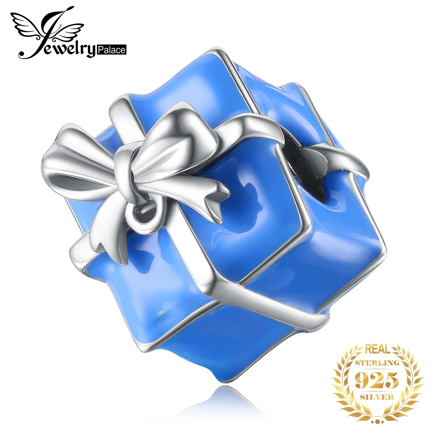 

JewelryPalace Gift Box 925 Sterling Silver Beads Charms Silver 925 Original Fit Bracelet Silver 925 original for Jewelry Making