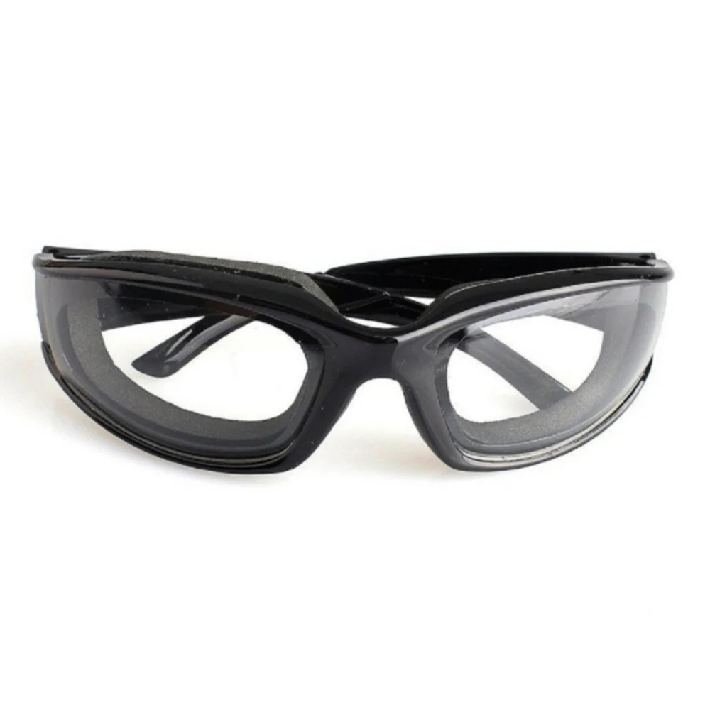 Черный Dropship New Kitchen Accessories Onion Goggles Barbecue Safety Tearless Glasses Eyes Protector Face Shields Cooking Tools - Цвет: Черный