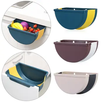 

Foldable Trash Can Kitchen wall-mounted Trash Can Toilet Bathroom household storage Basket Home Baskets Cleaning Tool