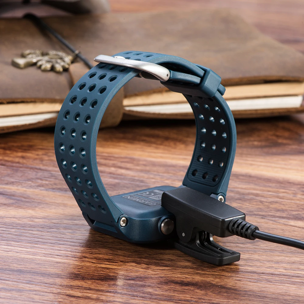 

1M USB Charger Cradle For Garmin Forerunner 735XT 235 230 630 Data Sync Clip Replacement Smart Watch Charging Cable with Data