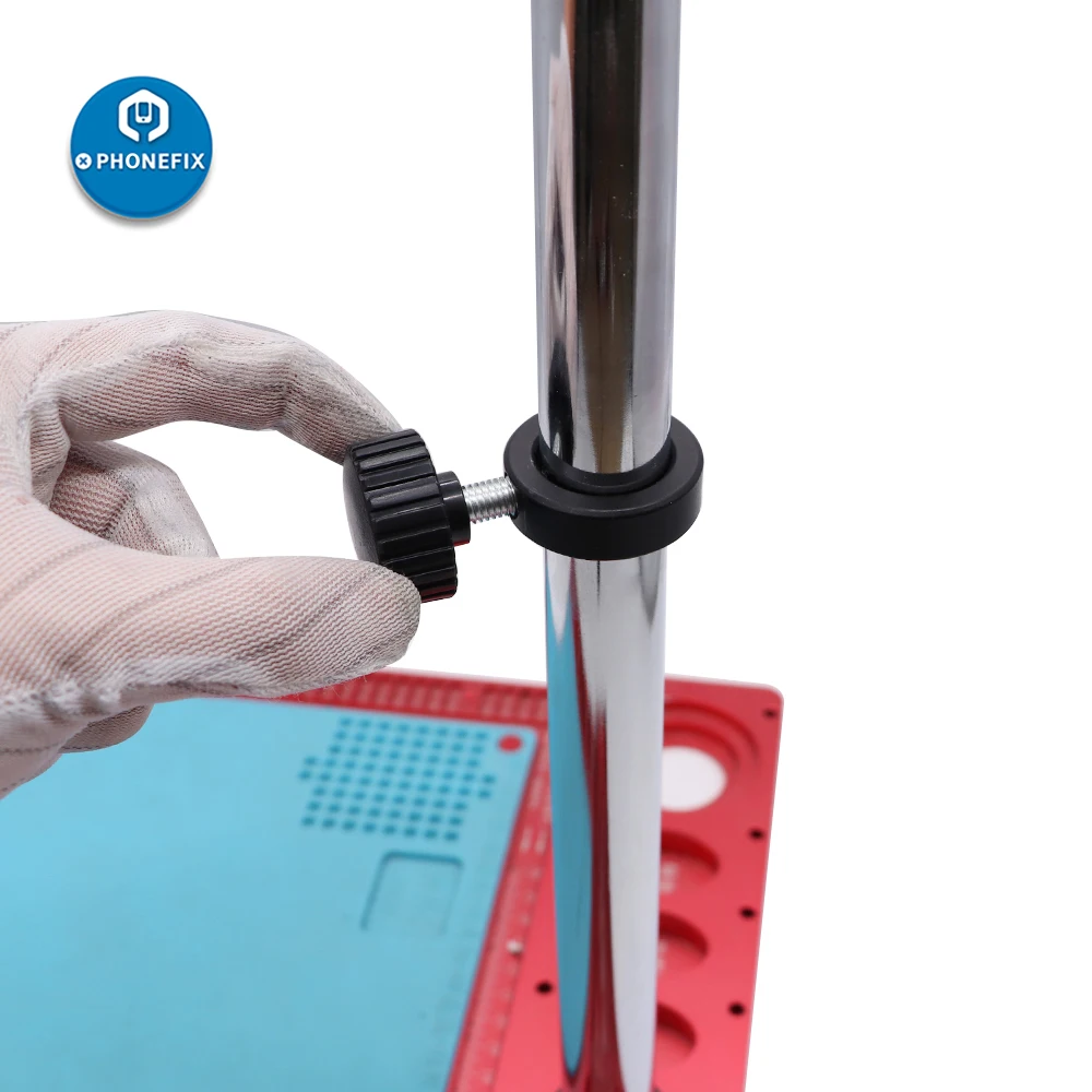32mm 25mm Industry Stereo Microscope Video Camera Stand Limit Fix Position Ring Holder Metal Pillar Bar Adapter With Screw video microscope stand