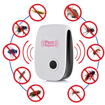 

4/6pcs Electronic Mosquito Repellent Indoor Cockroach Mosquito Insect Killer Home Garden Rodent Contro Ultrasonic Pest Repeller