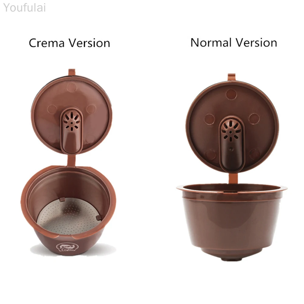 Обновленные многоразовые кофейные капсулы Dolce Gusto Пластиковые Многоразовые Crema