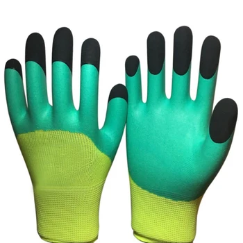

Latex Builders Garden Gloves With Plastic Claws For Digging Planting Garden accessories Rubber Household Work Gloves