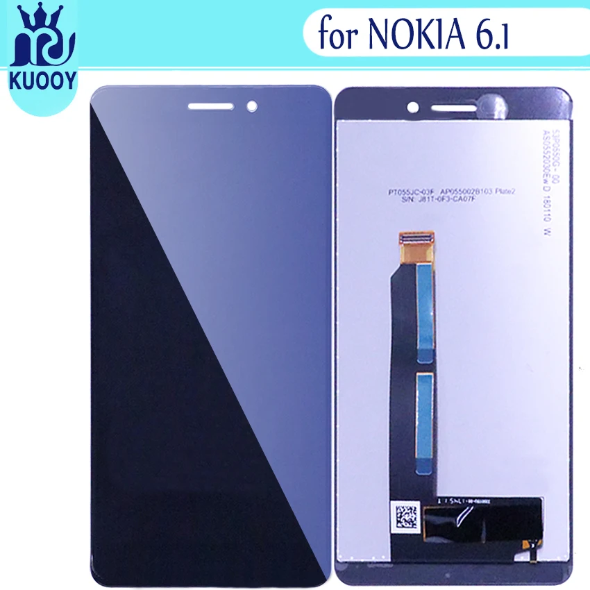 

For Nokia 6.1 Lcd TA-1043 TA-1054 TA-1068 LCD Display Touch Screen Digitizer Assembly 5.5'' For Nokia 6 2018 6 II Lcd