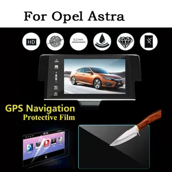 

For Opel Astra Car GPS Navigation Screen Protector Auto Interior Tempered Glass Film Car Accessories