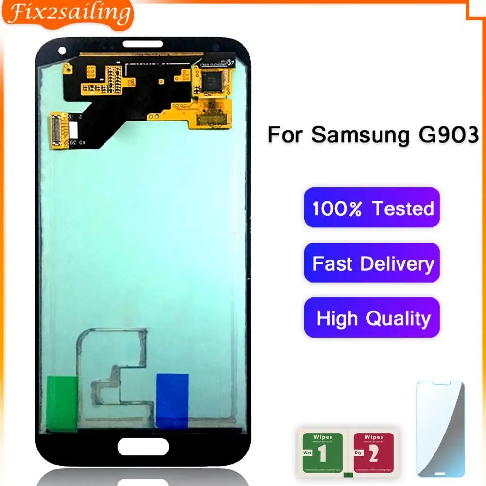 Новый HD AMOLED ЖК-дисплей для Samsung Galaxy S5 Neo G903 G903F сенсорный экран сборка Замена |