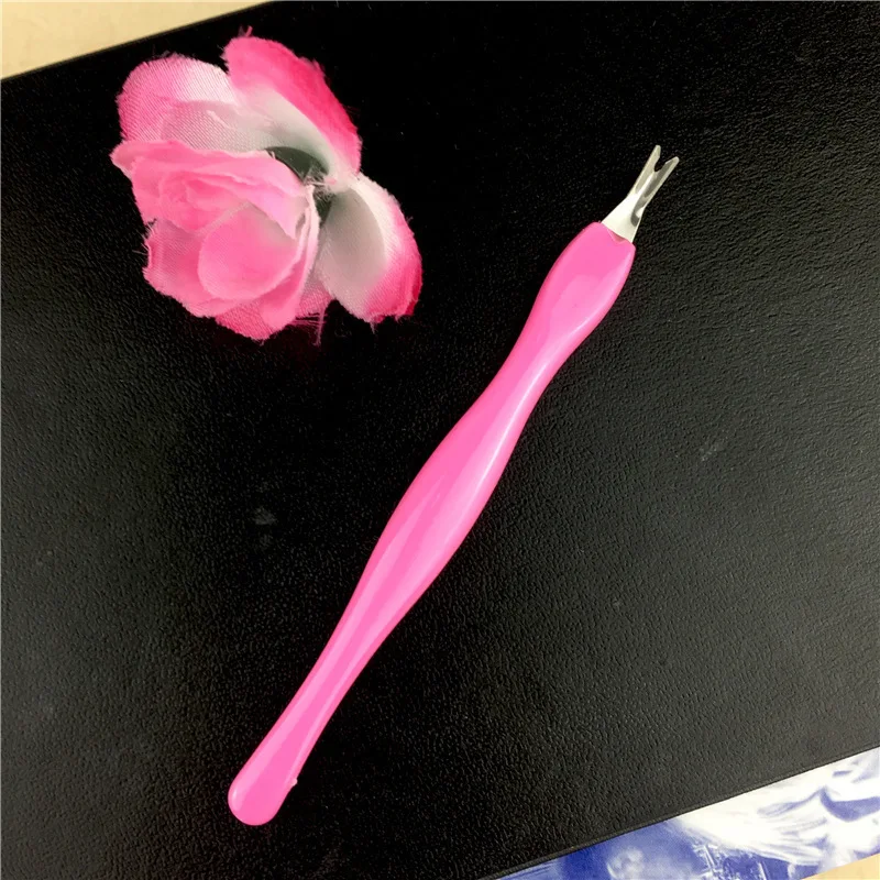5pcs Stainless Steel Cuticle Pusher Nail Art Fork Manicure Tool For Trim Dead Skin Fork Nipper Pusher Trimmer Cuticle Remover