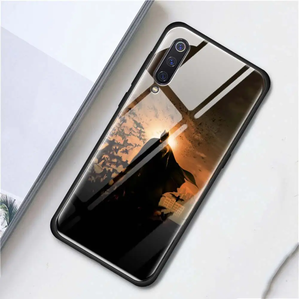 T04 Чехол из закаленного стекла для телефона для Red mi 7, 8A, K20, Note 6, 7, 8 Pro, чехол для Xiaomi mi, A3, CC9E, CC9, задняя крышка, Бэтмен, Джокер, Темный рыцарь - Цвет: T04