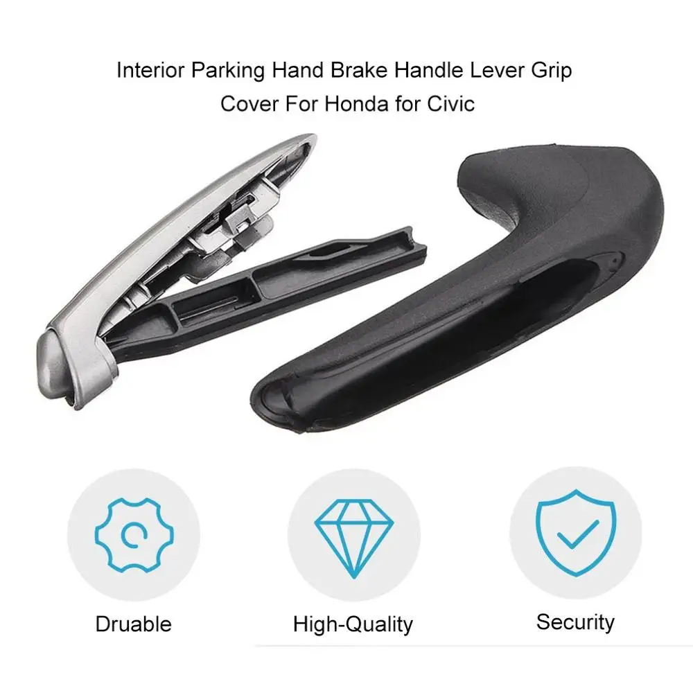NEW Emergency Car Interior Parking Hand Brake Handle Lever Grip Cover For Honda for Civic Eighth Version 2006-2011