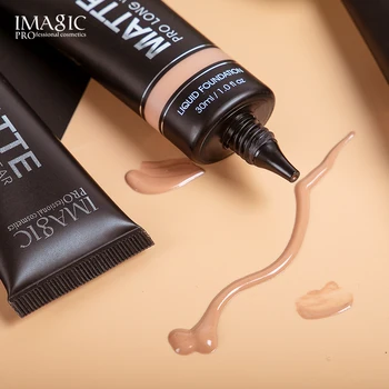 

IMAGIC 11 Colors Matte Foundation Concealer Oil Control Long-lasting Easy To Remove Makeup Anti-sweat base Waterproof Foundation