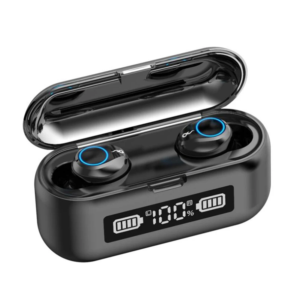 F9 45 TWS Bluetooth Earphones Wireless In Ear Earbuds Touch Control Sports Headsets Wireless Earphone For Iphone Xiaomi huawei