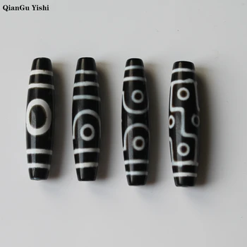 

hot selling 1pcs 13mm*58mm Magic Stone Special Patterns Dzi Beads 1Eyes/3 Eyes/9 eyes/