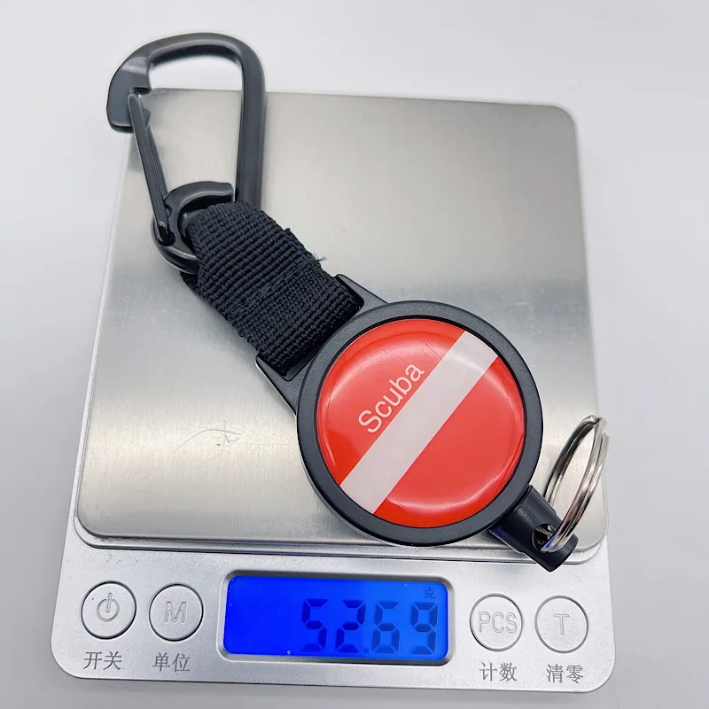 Dive Safety Tool Scuba Diving Anti-lost Spring Scalable 316 Stainless steel wire Lanyard Under Water Accessories diving lanyard