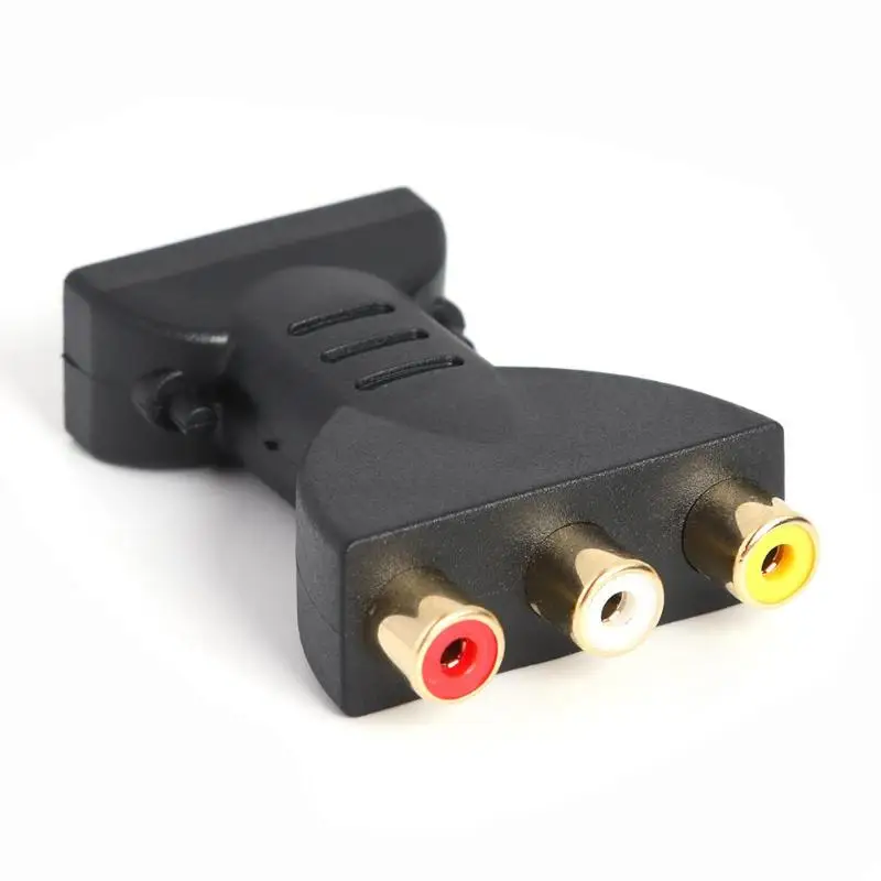 ALLOYSEED HDMI штекер 3 RGB RCA Женский аудио видео адаптер позолоченный AV компонентный
