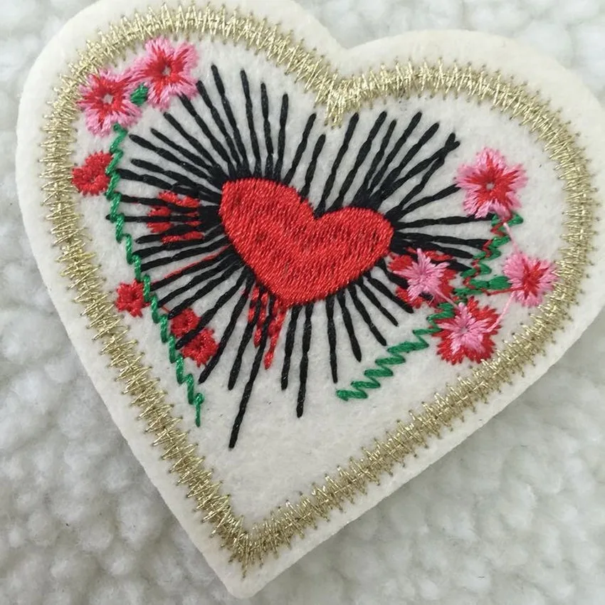 Красочные нашивки с надписью Love для детской одежды сделай сам Детские полоски